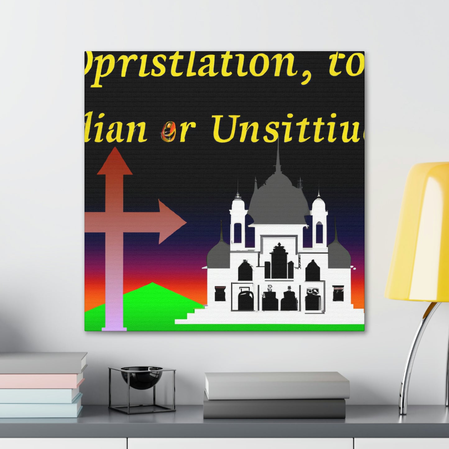 "Un mundo sin fe: examinando el fin de la religión" - The Alien Canva