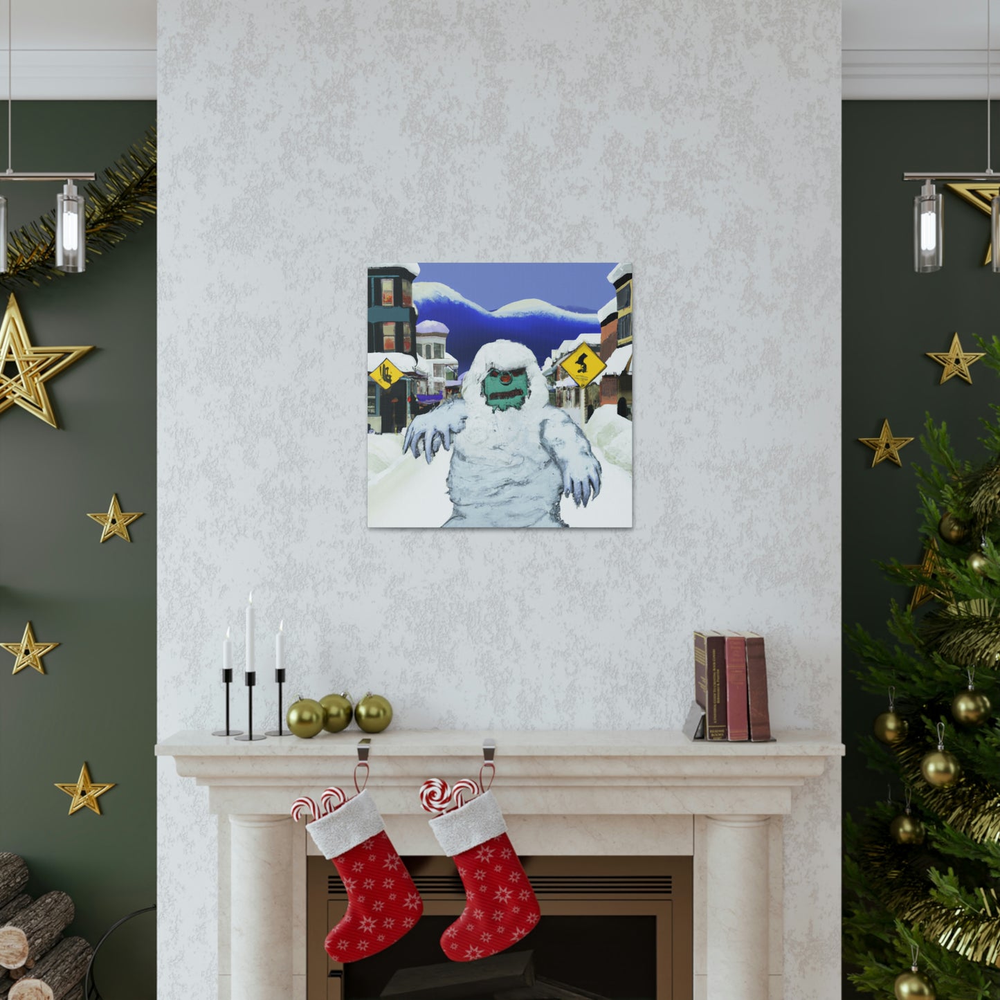 Frozen Terror: The Abominable Snowman's Reign - The Alien Canva