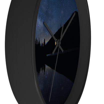 "Una tranquilidad iluminada por las estrellas" - El reloj de pared alienígena