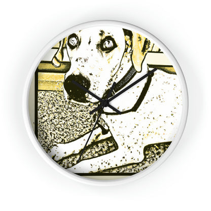 "Fur-tastic Fables: Vintage Comic Book Pet Portraits" - The Alien Wall Clock