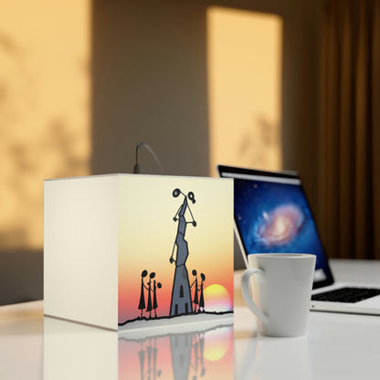 "Forgotten in the Sunset" - Die Alien Light Cube Lampe