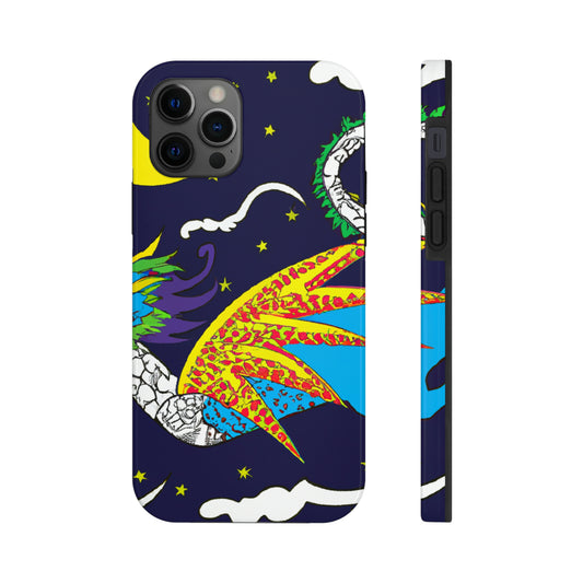 "Vuelo de medianoche del dragón" - Las fundas de teléfono Alien Tough