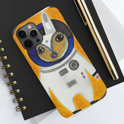 "Hopping to the Moon: Die weltraumgebundenen Abenteuer eines schelmischen Kaninchens". - Die Alien Tough Phone Cases