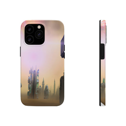 "Lost in the Cosmic Mist" - The Alien Tough Phone Cases