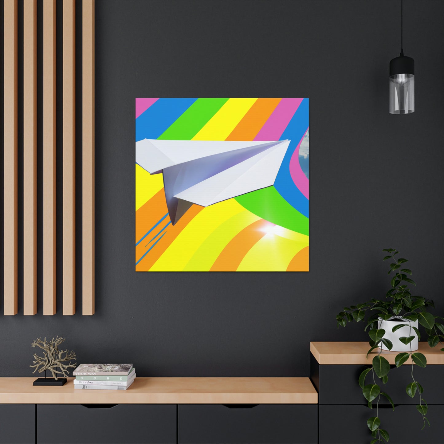 "Un vuelo de color" - The Alien Canva