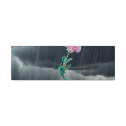 "Aight Against the Storm: La historia de una flor solitaria" - The Alien Canva