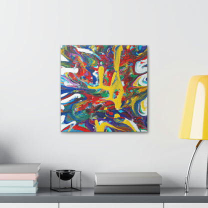 Synesthetic Symphony: An Abstract Painting - The Alien Canva.