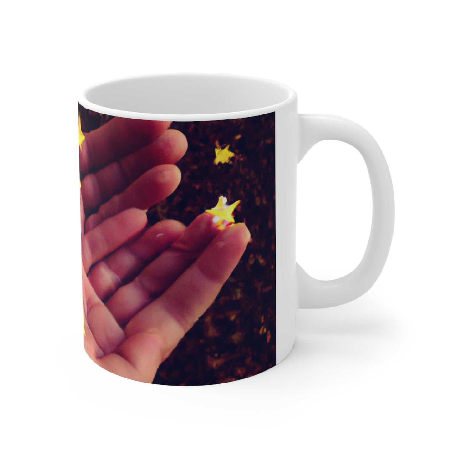 "A Starry Wish in My Pocket" - Der Alien-Keramikbecher 11 oz