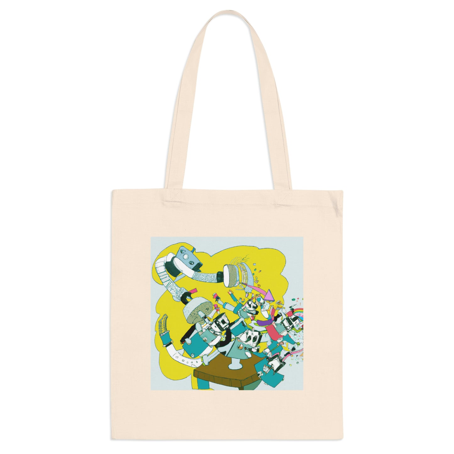 Robotic Rebellion: A Battle for Power. - The Alien Tote Bag