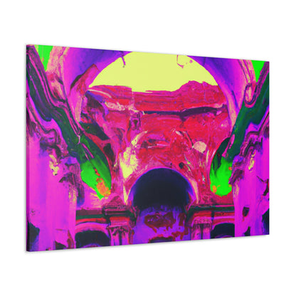 Mystical Madness: Crazy Colors in the Forgotten Cathedral - The Alien Canva