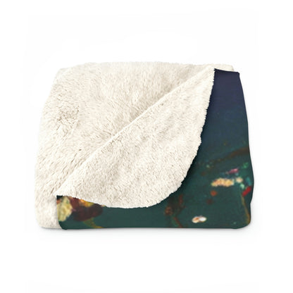 Twinkling Fireflies in the Evening Sky - The Alien Sherpa Fleece Blanket