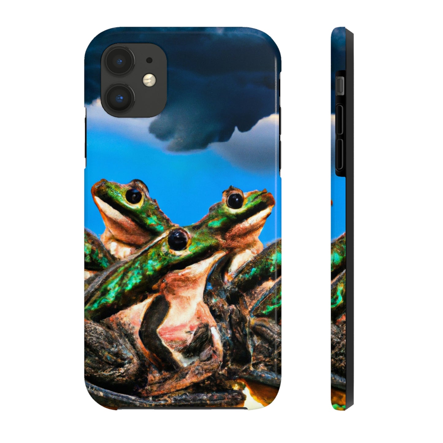 "Un coro de ranas en la tormenta" - Las fundas para teléfonos Alien Tough