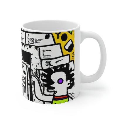 Mystic Mage Odyssey: A Time-Travel Tomb Raid - The Alien Ceramic Mug 11 oz