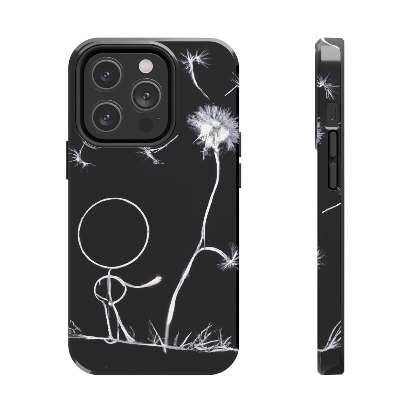 "Un parpadeo de diente de león en la brisa de medianoche" - The Alien Tough Phone Cases