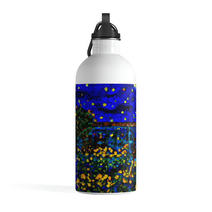 "A Midnight Celebration in Grandma's Garden" - The Alien Stainless Steel Water Bottle