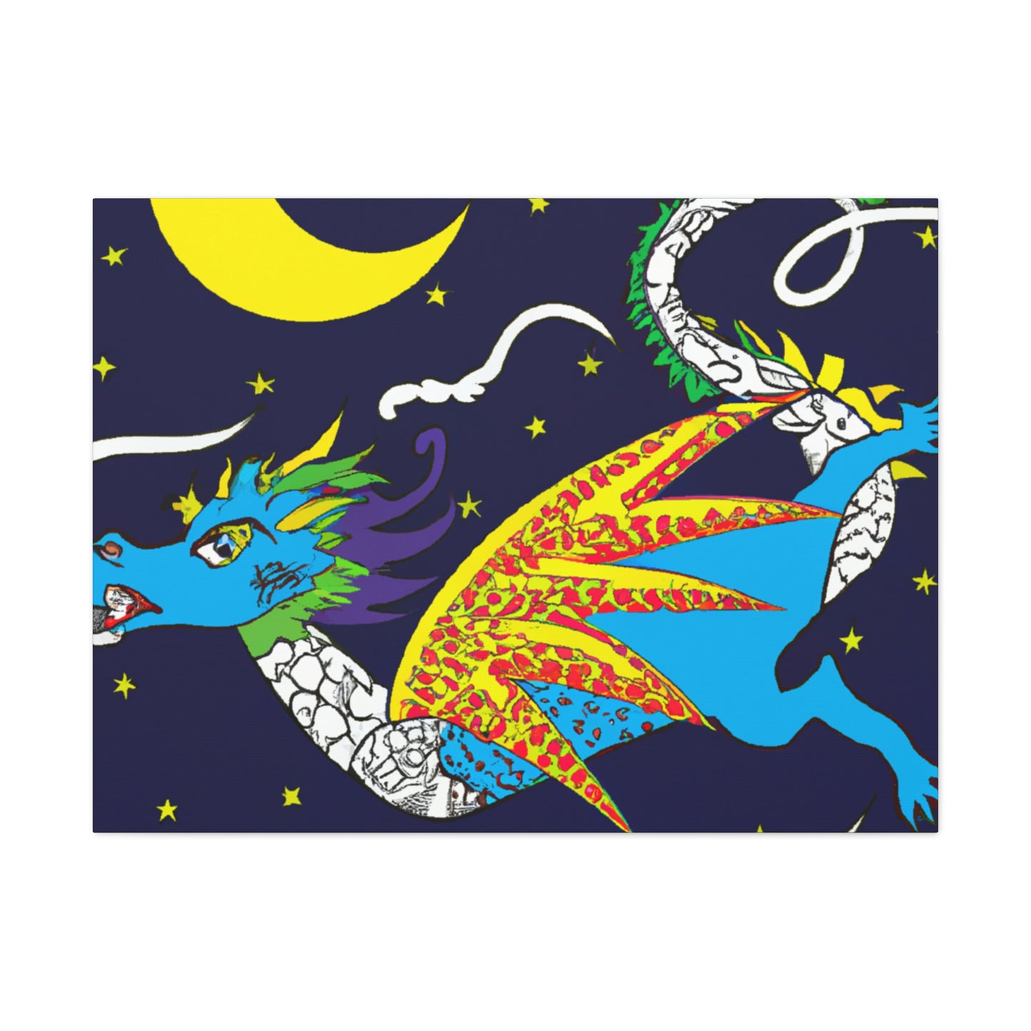 "Midnight Flight of the Dragon" - The Alien Canva