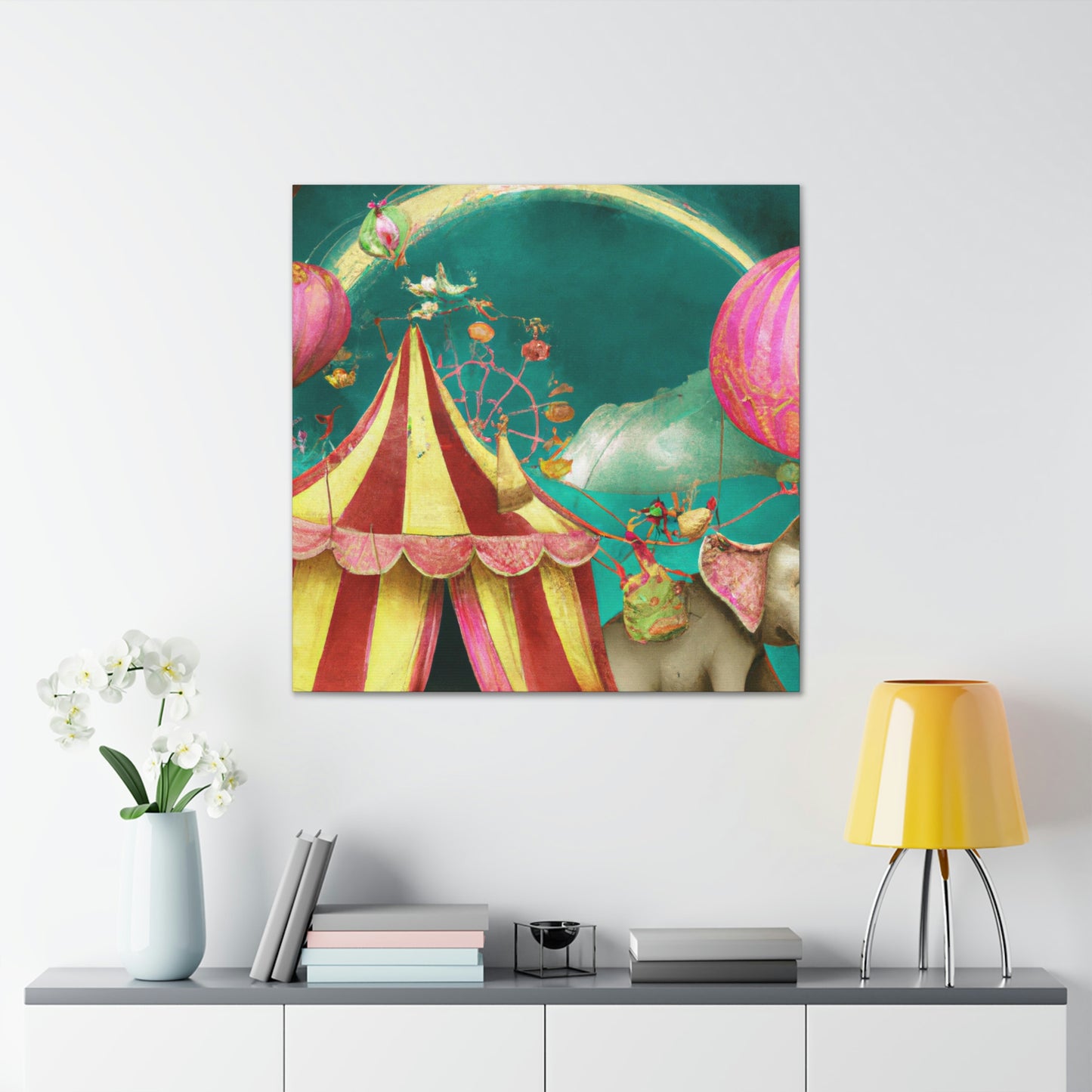 "The Fantastical Circus Journeys of the Magical Kingdom" - The Alien Canva