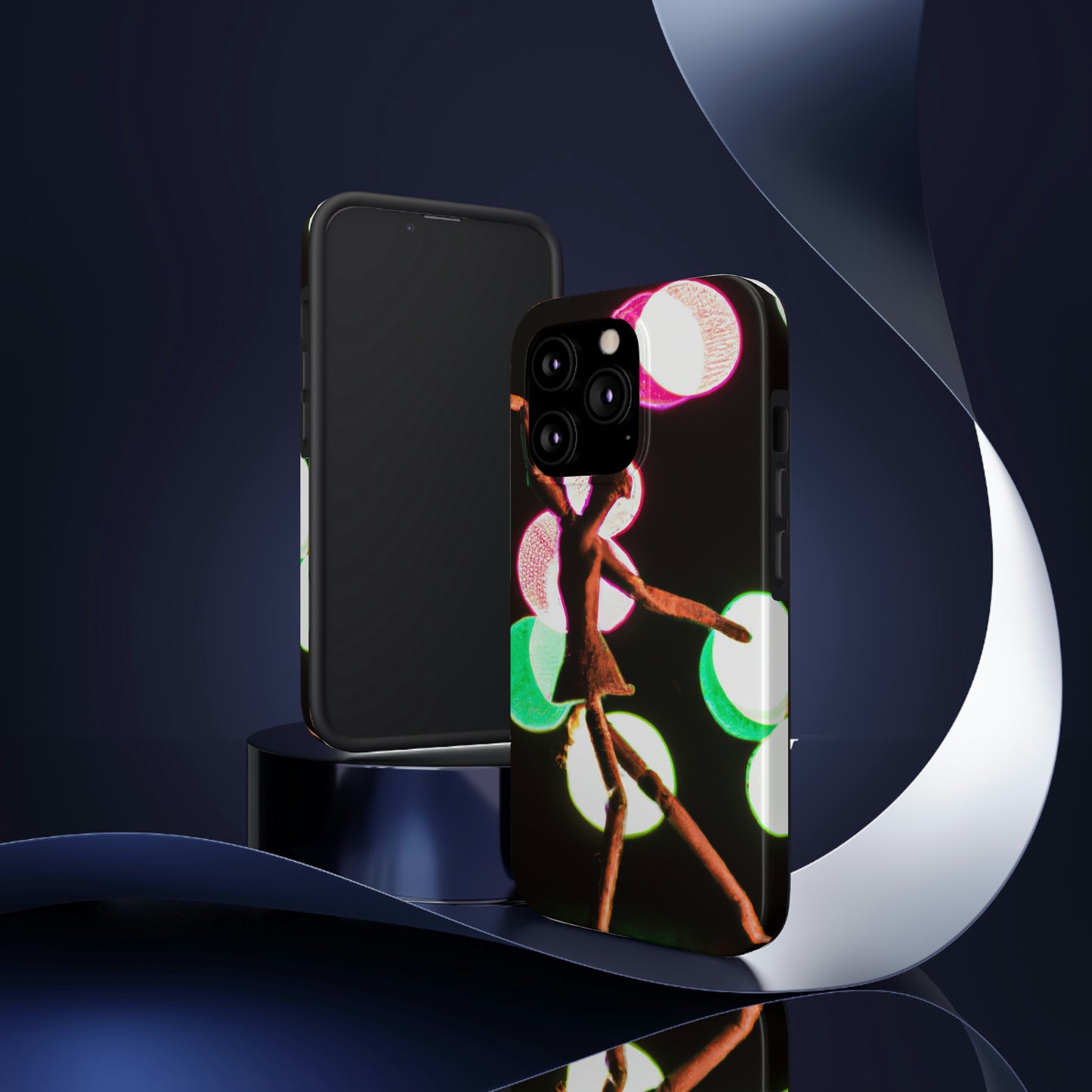 "Dancing in a Starry Shower". - The Alien Tough Phone Cases