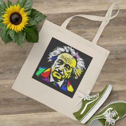 "Albert Einstein: un retrato de arte pop" - El alienígena Bolsa de tela