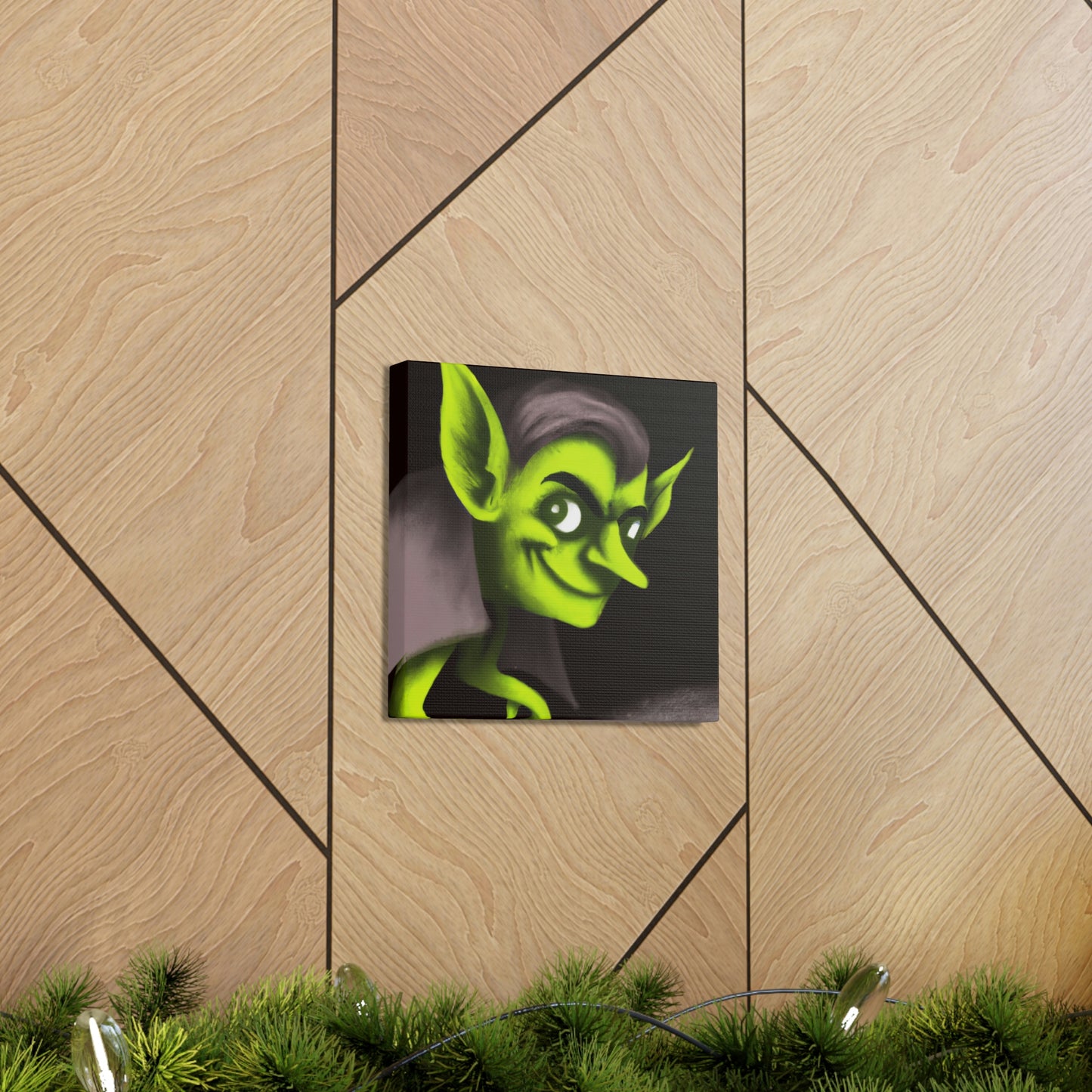 "The Mysterious Goblin in the Shadows" - The Alien Canva