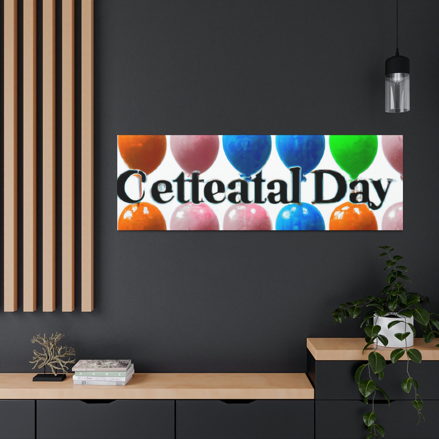 Rainbow Balloon Artist - Canvas