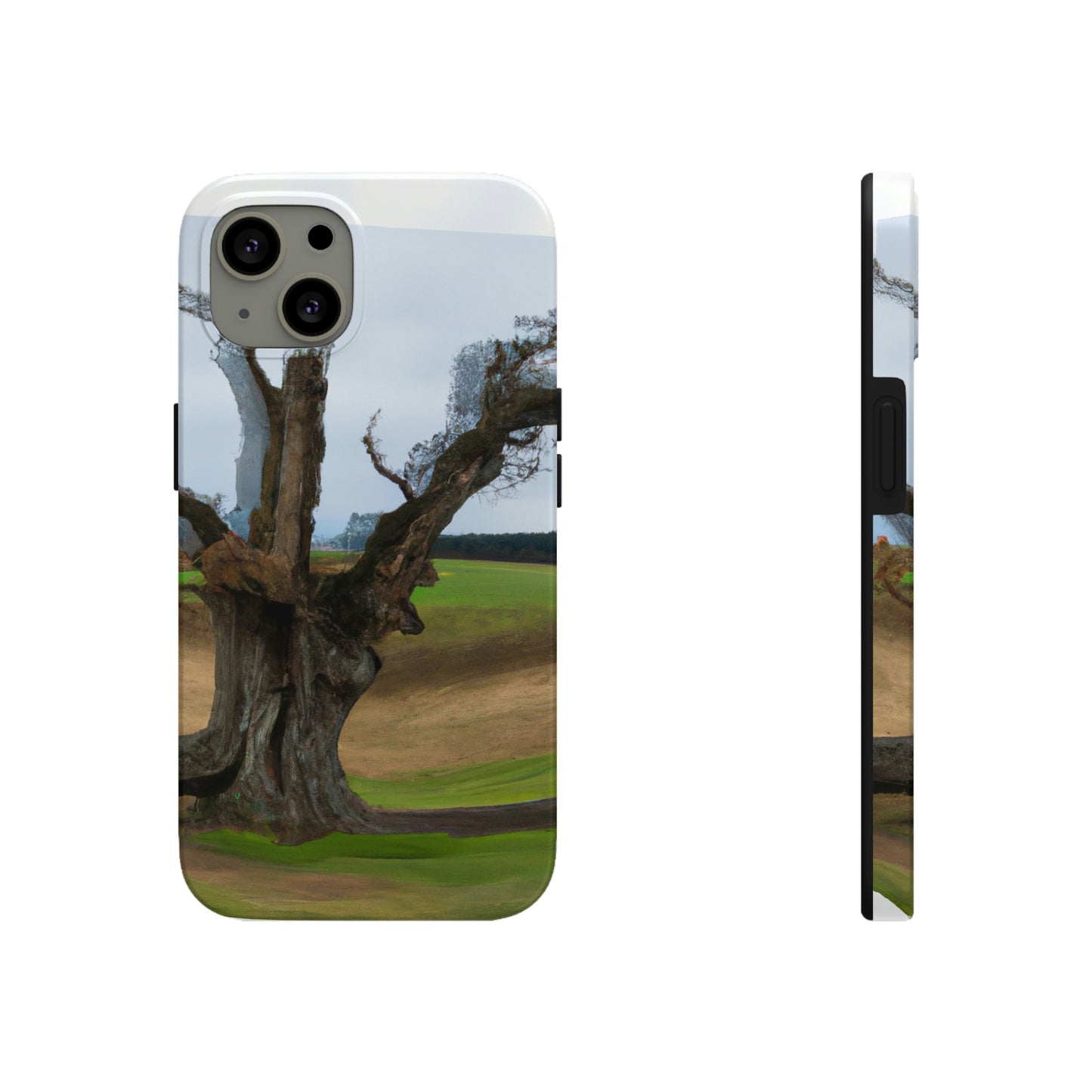 "A Shadow in the Meadow: The Last Standing Tree" - The Alien Tough Phone Cases