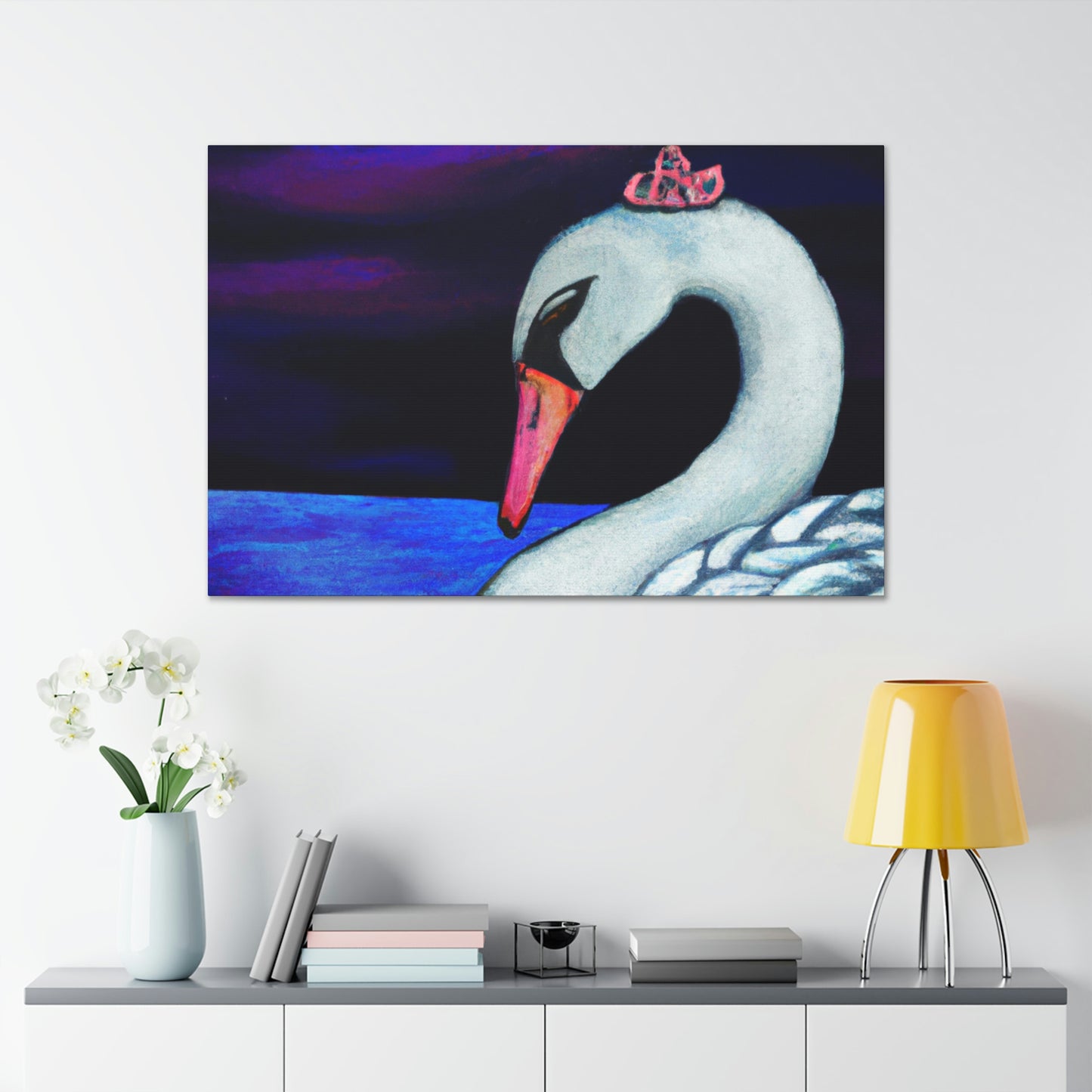 "El lamento de un cisne: los cielos viudos" - The Alien Canva