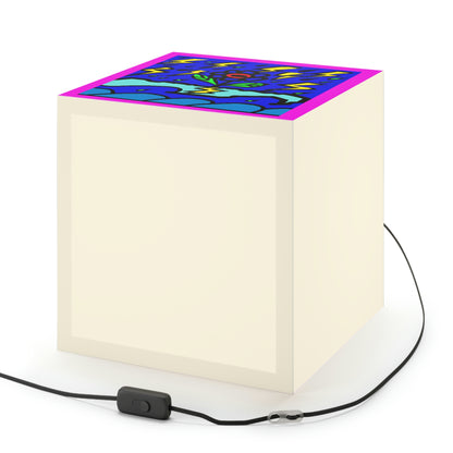 "A Bold Bloom Amidst the Storm" - The Alien Light Cube Lamp