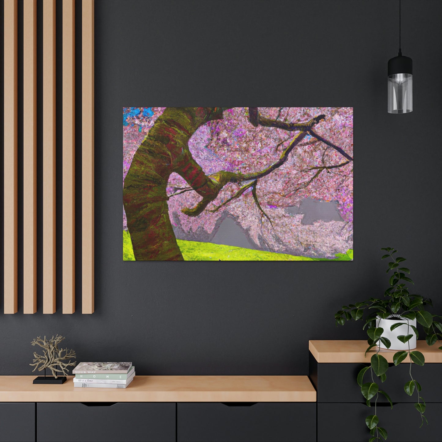 "A Moment of Calm Beneath the Cherry Blossoms" - The Alien Canva