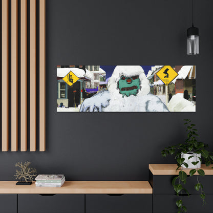 Frozen Terror: The Abominable Snowman's Reign - The Alien Canva