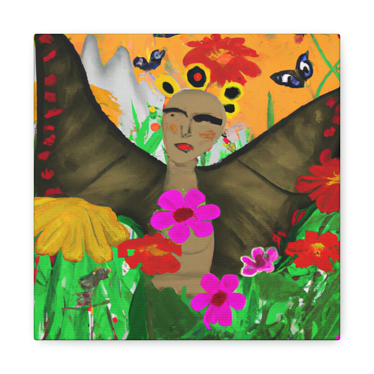 "Butterfly Ballet in the Wildflower Meadow" - The Alien Canva