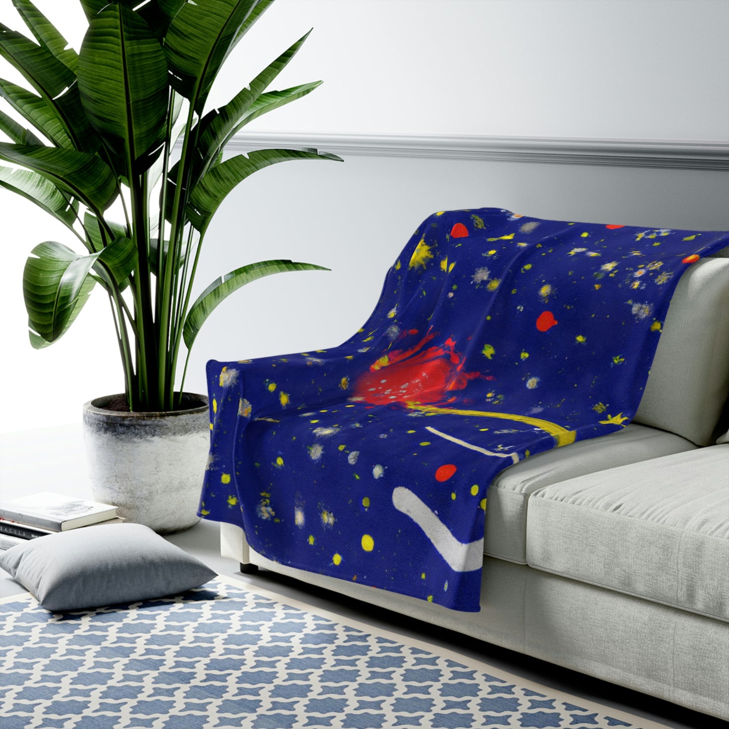 "A Spark of Solitude" - The Alien Velveteen Plush Blanket