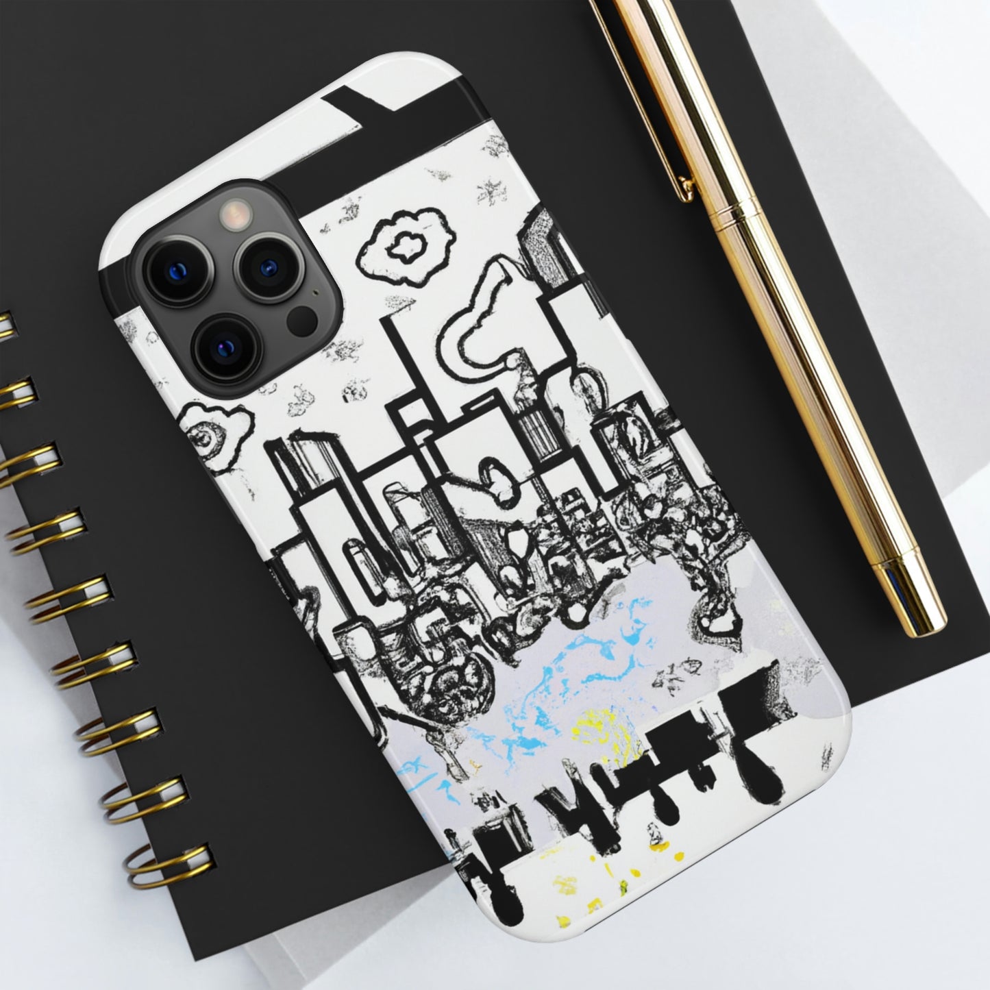 "Ghostly Haze: The Forgotten City". - The Alien Tough Phone Cases