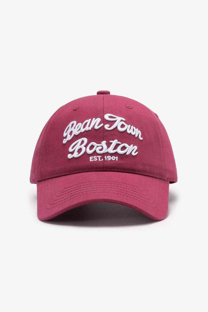 Gorra de béisbol ajustable con gráfico bordado