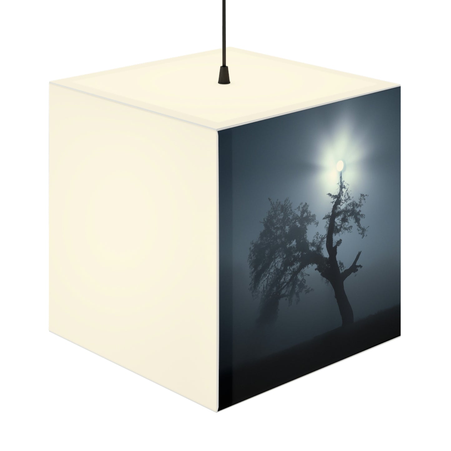 "A Shining Sentinel in the Mist” - The Alien Light Cube Lamp