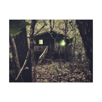 "Cursed Cabin in the Woods" - The Alien Canva