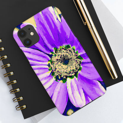 Lila Blütenblätter knallen: Kreieren Sie eine auffällige Gänseblümchen-Rosen-Fusion – The Alien Tough Phone Cases