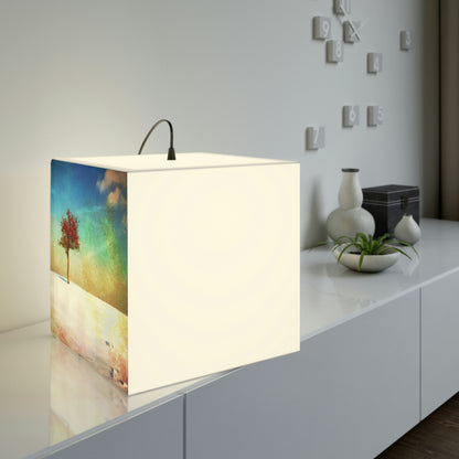 "Alone in the Snowy Meadow" - The Alien Light Cube Lamp