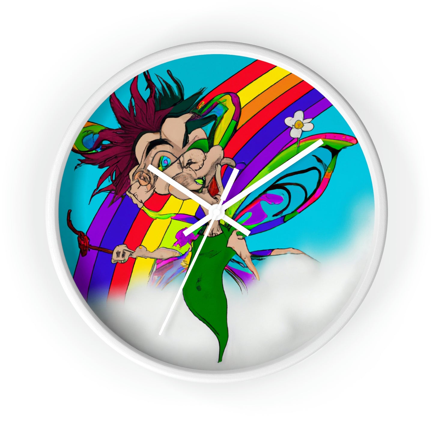 Rainbow Mischief Fairy - El reloj de pared alienígena