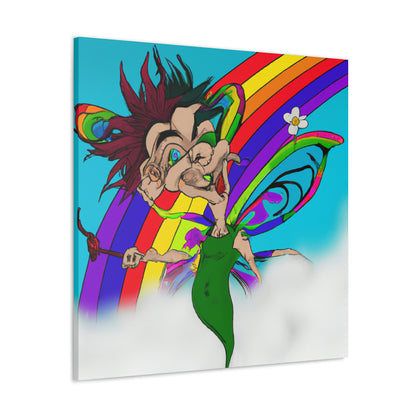 Rainbow Mischief Fairy - Die Alien-Canva