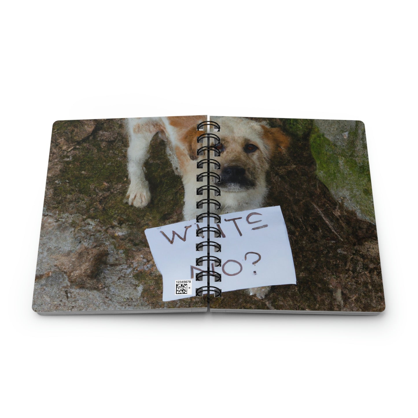 "A Heartbreaking Search: The Lost Dog's Plea for Reunion" - The Alien Spiral Bound Journal