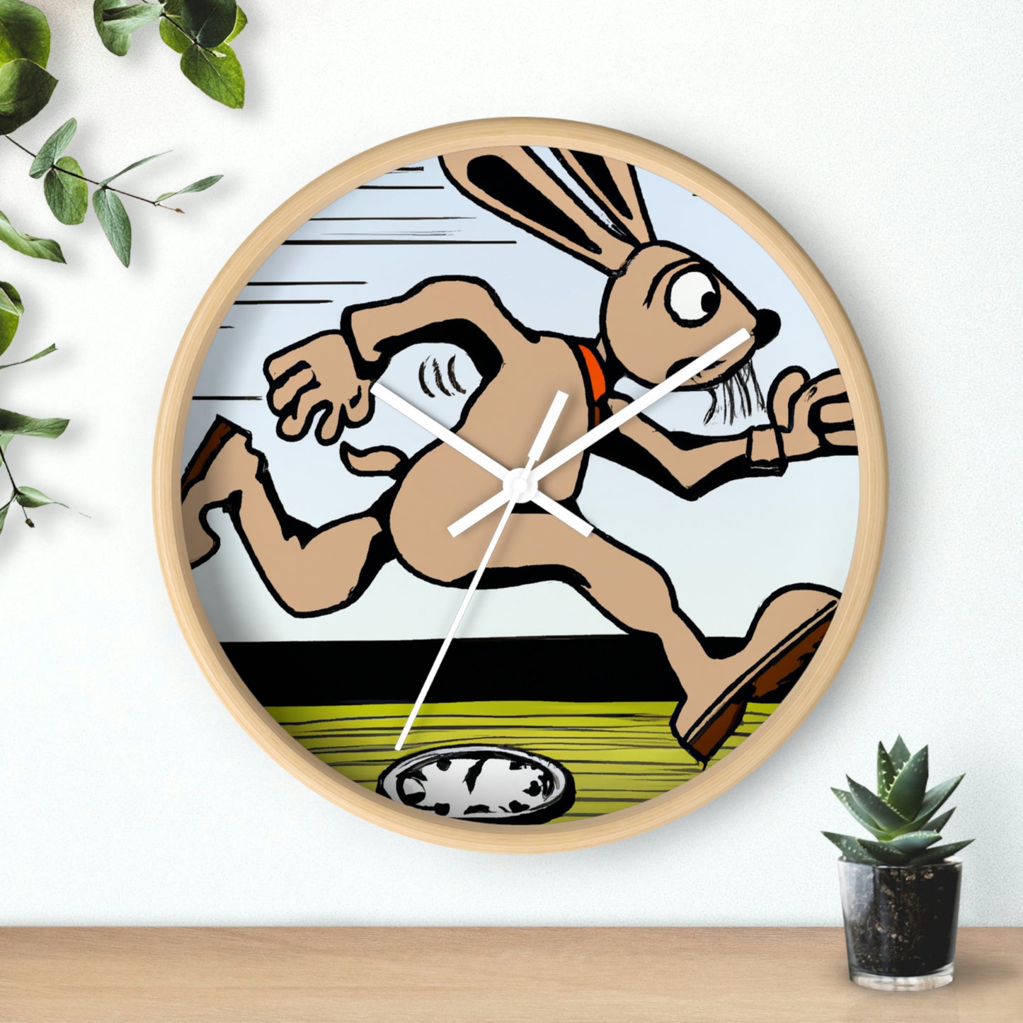 "The Great Hare-Racing Rush." - The Alien Wall Clock