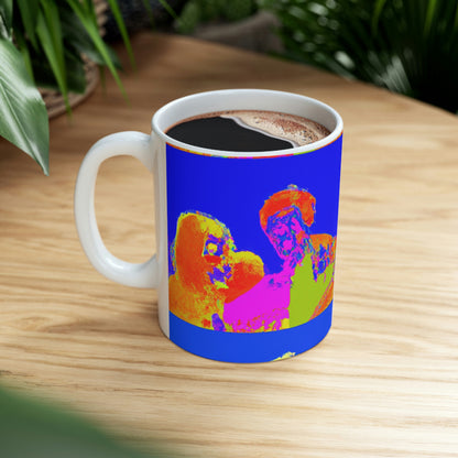 "A Unexpected Friendship Found." - The Alien Ceramic Mug 11 oz