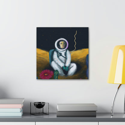 "Solo en la oscuridad: la supervivencia de un astronauta solitario" - The Alien Canva