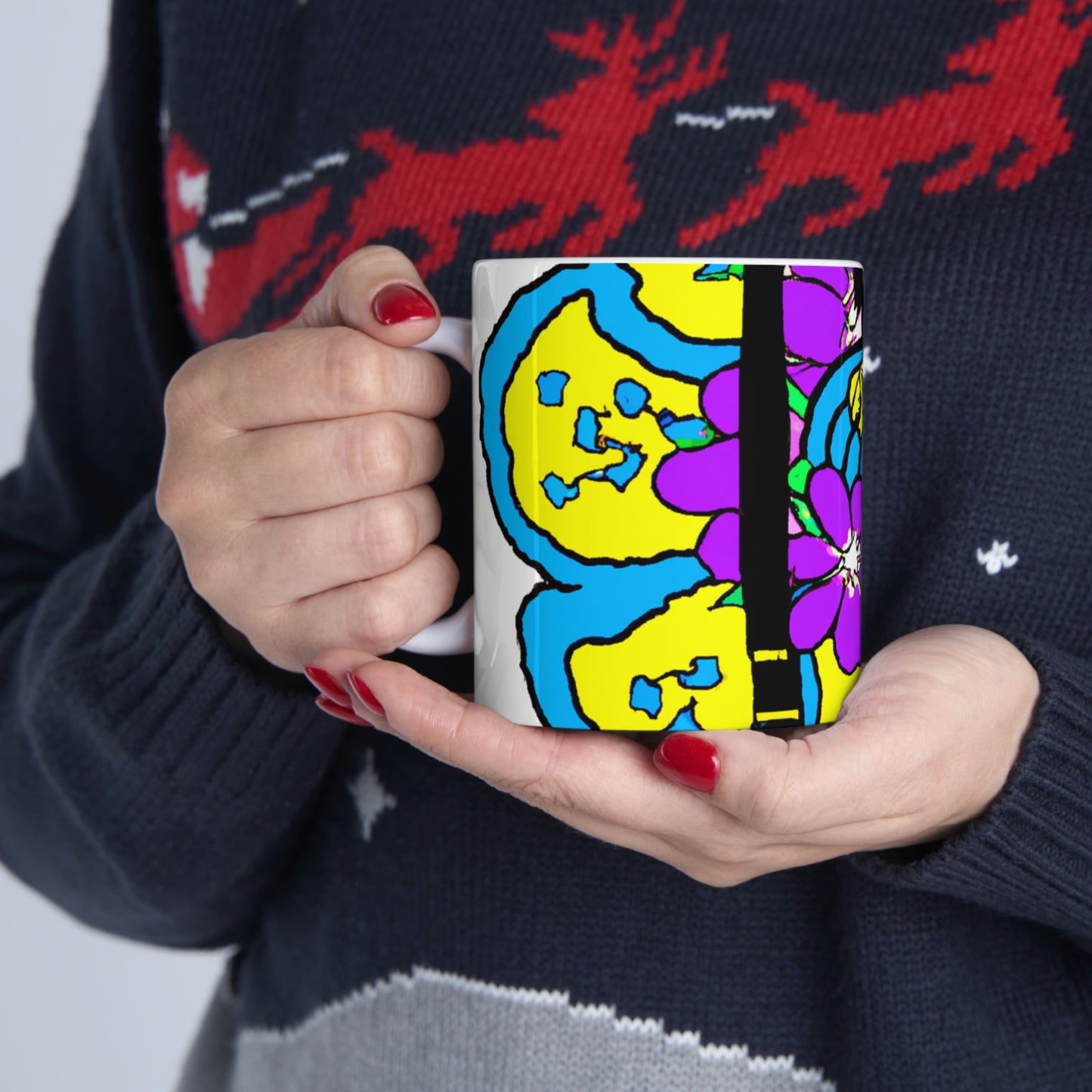 "Dreamy Dalliance" - The Alien Ceramic Mug 11 oz