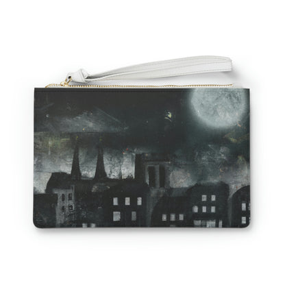 "Nocturno luminoso: una ciudad iluminada por la luz de la luna" - The Alien Clutch Bag