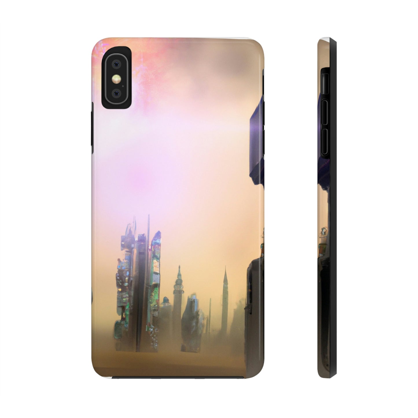 "Lost in the Cosmic Mist" - The Alien Tough Phone Cases