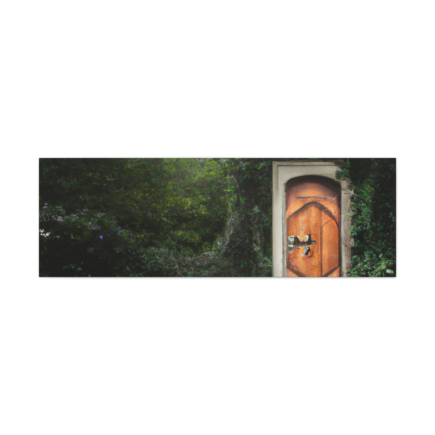 La puerta mágica en el bosque - The Alien Canva