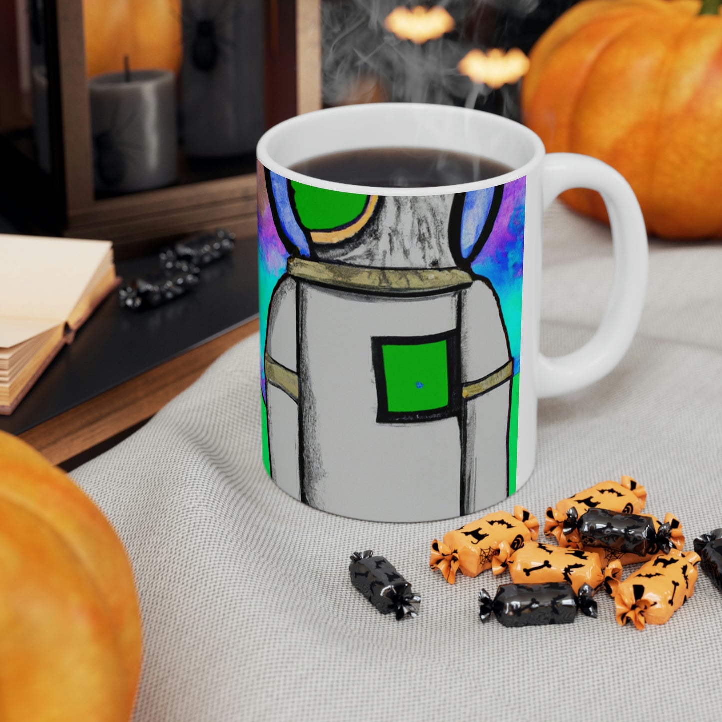 "Alone in the Alien Sky" - The Alien Ceramic Mug 11 oz