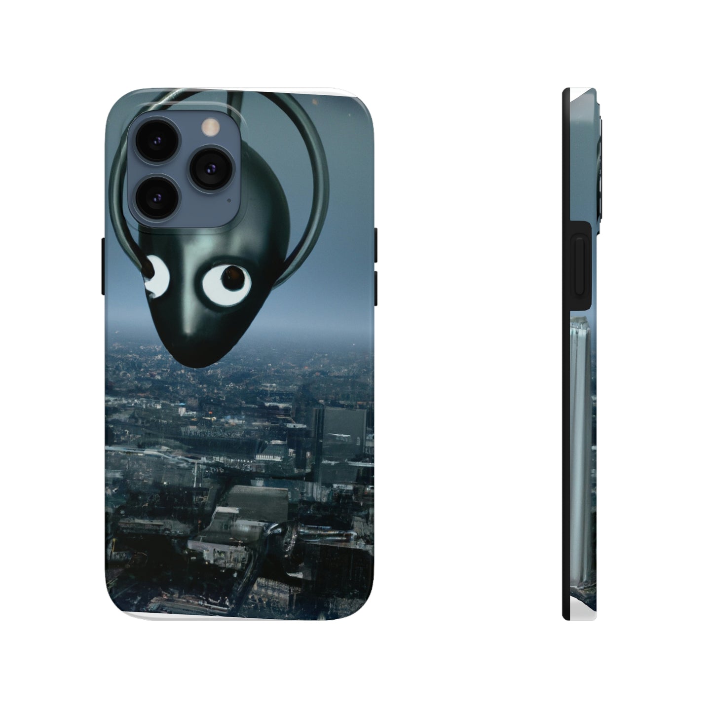 "A Distant Spark: An Alien's Search for Sanctuary in the City." - The Alien Tough Phone Cases